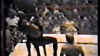 JERRY LAWLER BREAKS JIMMY HARTS LEG1981 [upl. by Polard636]