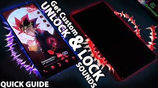 How to Get Custom UNLOCK amp LOCK Sounds on ANY Android  Change Sleep Wake Sound Tutorial 2022 Guide [upl. by Rancell395]