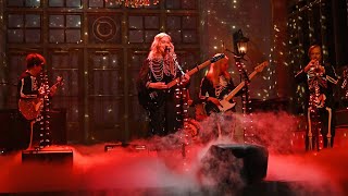 Watch Phoebe Bridgers Smash Her Guitar on SNL [upl. by Ama]