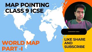 Map Pointing class 9 Geography World map1 [upl. by Eldreeda]