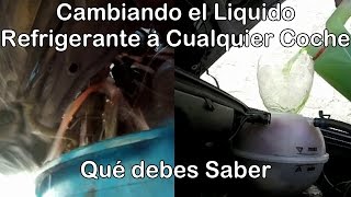 Cómo Cambiar el Liquido Refrigerante a Cualquier Coche Nociones Generales [upl. by Nadine]