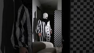 Terrifier clown prank on my wife She was scared [upl. by Enyaht616]