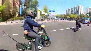 렛츠 고  블랙WEPED Dark Knight 72v 90ah City Riding [upl. by Skinner]