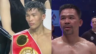 Pedro Taduran vs Ginjiro Shigeoka postfight analysis  Manny Pacquiao vs Anpo reaction [upl. by Flatto]