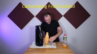 Carbonating Fruit Cocktail Juice [upl. by Natsreik]