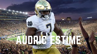 Audric Estime  “UNSTOPPABLE”  2023 Season Highlights [upl. by Nired]