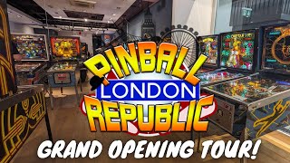 Pinball Republic London  Grand Opening Weekend Tour [upl. by Nacim87]