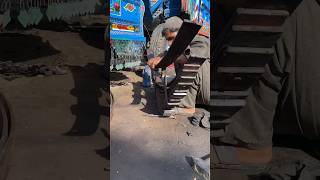 Fitting of leaf springs to trucks youtubeshorts foryou paktruck constructionequipment [upl. by Nahsar107]