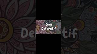 Seni Dekoratif  Kelas 4 SD [upl. by Karilynn758]