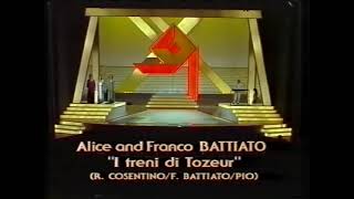 Alice amp Franco Battiato  I treni di Tozeur Eurovision Song Contest 1984 ITALY [upl. by Alexandra]