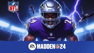 Madden 24 Gameplay Ravens vs Raiders  Insane PS4 Matchup [upl. by Dahraf]