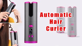 Wireless Automatic Hair Curler [upl. by Hillegass376]