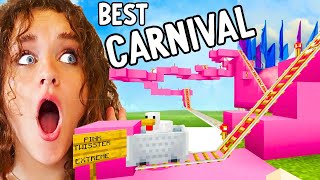 WHO CAN BUILD THE BEST CARNIVAL in Minecraft  Gaming w The Norris Nuts [upl. by Nylhtak]