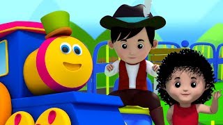 Bob el tren  Yankee Doodle canción  rimas en español  patriótica canción  Spanish Nursery Rhymes [upl. by Enibas]