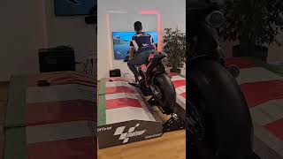 Riding a real MotoGP on the simulator The best Motorbike simulator Simulateur moto Simulador moto [upl. by Artema]