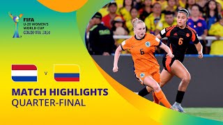 Netherlands v Colombia  FIFA U20 Womens World Cup Colombia 2024  Match Highlights [upl. by Eenimod191]