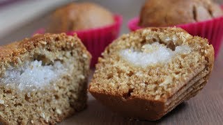 Recette de muffins vegan au coeur coco [upl. by Egroej]