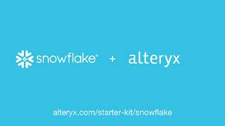 Snowflake Data Science Showcase Alteryx [upl. by Nolubez]