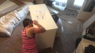 IKEA HEMNES Dresser Assembly Timelapse [upl. by Malena]