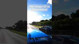 Stinger GT vs Hellcat dodgesrt automobile srt speed trending tothelimits shorts kia [upl. by Narcissus716]