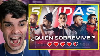 🔥CHUTY VS MECHA VS RAPDER VS YOIKER VS JOTA🔥 RED BULL 5 VIDAS MUY ÉPICO [upl. by Brigg]