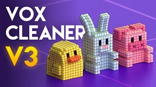 Vox Cleaner V3  Demo  FREE Blender addon [upl. by Caassi]