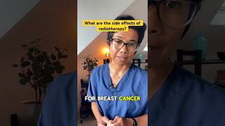 What are the side effects of radiotherapy after breast cancer breastcancerawareness breastcancer [upl. by Ahsemrac]