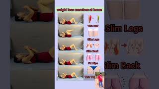 weight loss exercises at home weightlosshome fitnessroutine shortsvideo [upl. by Rosemari82]