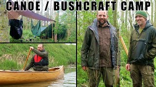 Bushcraft Camp amp Canoe Trip in Kent [upl. by Telracs]