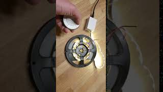 how to install interior led strip light  how to connect led strip lights together  shorts [upl. by Annia]