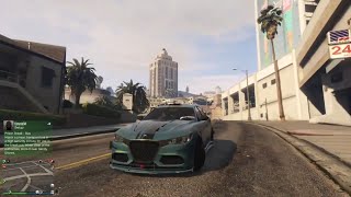 GTA 5 Online Lampadati Komoda Customizing amp Showcase Casino Heist Dlc [upl. by Adniram88]