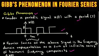 Gibbs Phenomenon in Fourier Series [upl. by Christel]