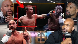 Joe Rogan Warn Terence Crawford from fighting Canelo Alerance [upl. by Atsillac]