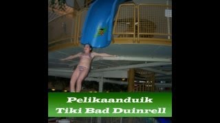 Pelikaanduik Tikibad Duinrell [upl. by Ellimac]