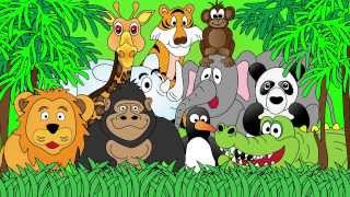 Animals at the Zoo  Animal Sounds  Learn the Sounds Zoo Animals Make [upl. by Kokoruda284]