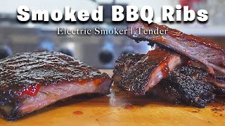 How to Smoke Ribs in an Electric Smoker Masterbuilt Smoker Recipe [upl. by Nadine631]