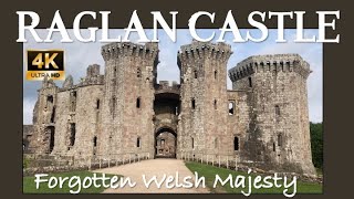 Raglan Castle  Exploring Monmouthshire Wales [upl. by Eceer285]