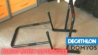 DOMYOS 100 DIP BAR TRAINING STATION  Product Review  Unboxing  Worth It  Decathlon [upl. by Taber]