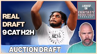 NBA Fantasy Basketball Auction Draft 9 Cat H2H  Cash League [upl. by Hurst]