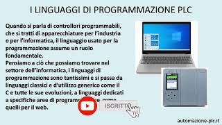 Corso pratico di PLC  I cinque linguaggi di programmazione [upl. by Ynnol]