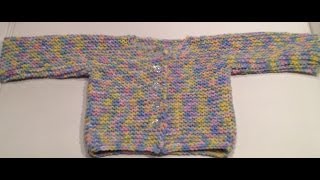 MAGLIA TUTORIAL COME FARE UN CARDIGAN DA BAMBINO BAMBINA parte 1 di 2 [upl. by Margie]