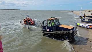 Aberdovey RNLI Lifeboat quotHugh Milesquot  31st March 2024 [upl. by Nnaeirb]