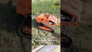 600mm yankan nisa mai cajin baturi mai ƙarfin baturi mai nisa mai sarrafa lawnmower [upl. by Jueta]