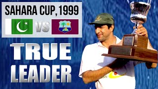 Wasim Akram A True Leader  Pakistans Clean Sweep In The Sahara Cup 1999  quotFull Series Packquot [upl. by Thorne]