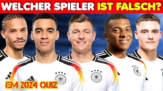 EM 2024 Quiz Kannst du die falschen Nationalspieler erraten  Fußball Quiz [upl. by Esimaj]