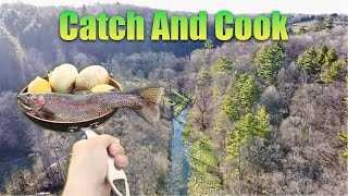 MN Trout Opener 2024  Fly rod Catch and Cook  Driftless Fly fishing [upl. by Terzas]