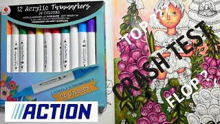 Acrylic Twinmarkers Action Top ou Flop [upl. by Aruam]