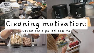 Cleaning Motivation Organizza e pulisci con me DispensaPulizie [upl. by Cristie]