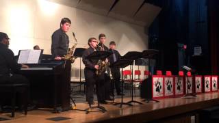 Grand Blanc student that is blind hearing impaired performs saxophone solo [upl. by Lekym148]