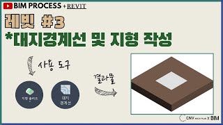 BIMPROCESS강의레빗 15분 3 대지경계선 및 지형 작성소리O CNV강의 [upl. by Edmead]